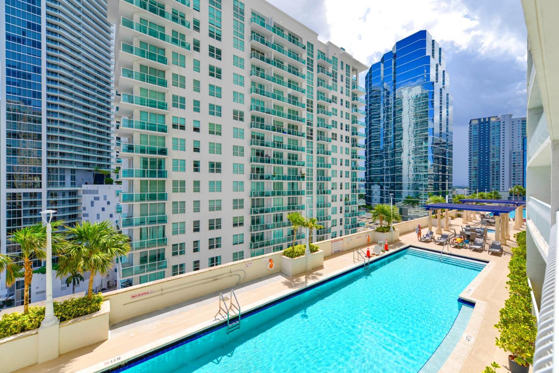 Luxury 2 Bedroom Apartment At Brickell With Pool Miami Exterior foto