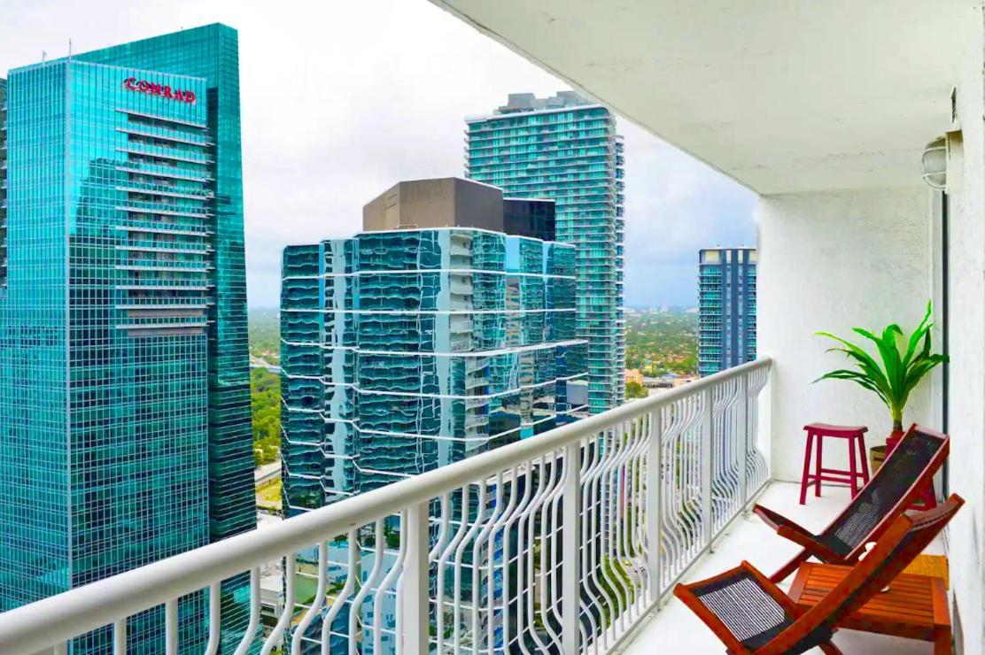 Luxury 2 Bedroom Apartment At Brickell With Pool Miami Exterior foto